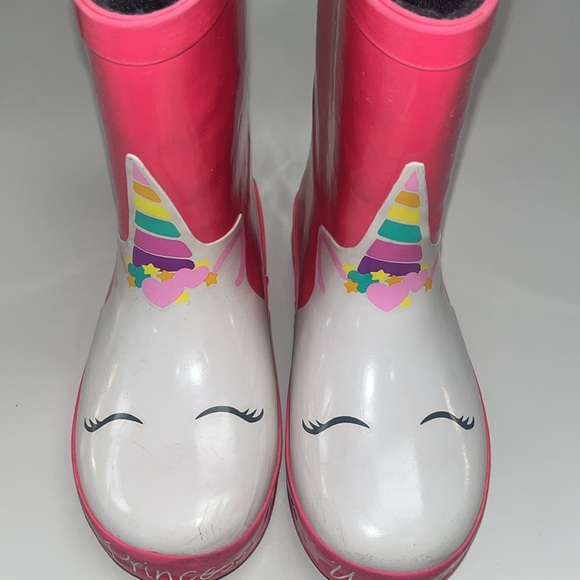 Western Chief children’s rain boots size 11 / 12. Unicorn Princess - Picture 3 of 9
